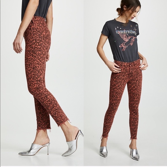 LAST SZ 25 NWT MOTHER | High Waisted Looker Animal - Picture 2 of 7